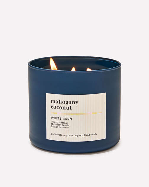 Mahogany Coconut 3-Wick Candle