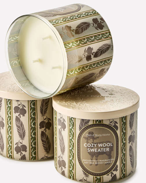 Cozy Wool Sweater 3-Wick Candle