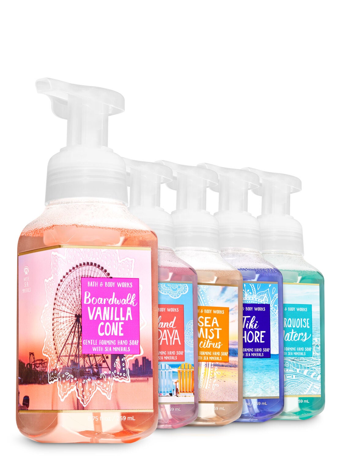 Seas the Day Gentle Foaming Hand Soap, 5-Pack - Bath And Body Works