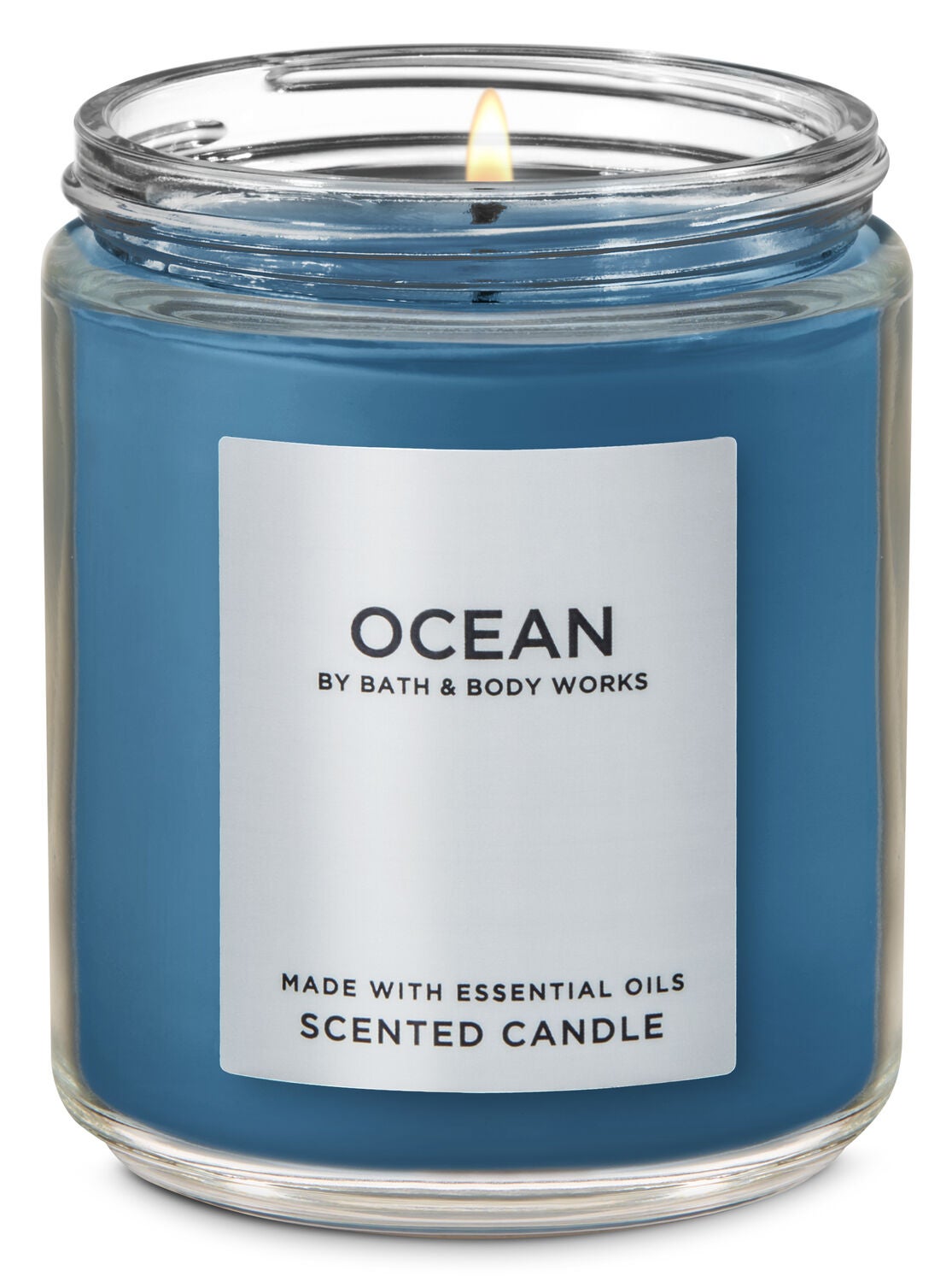 Ocean Single Wick Candle - Bath And Body Works