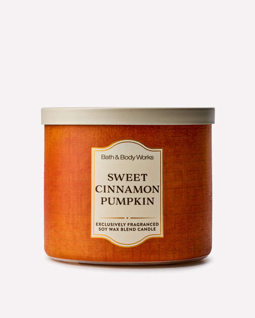 Sweet Cinnamon Pumpkin 3-Wick Candle