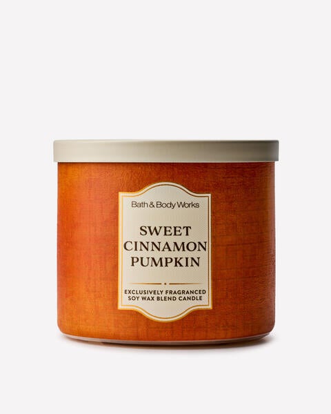 Sweet Cinnamon Pumpkin 3-Wick Candle