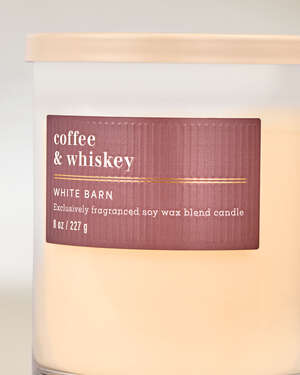 Coffee & Whiskey Single Wick Candle