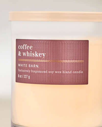 Coffee & Whiskey Single Wick Candle