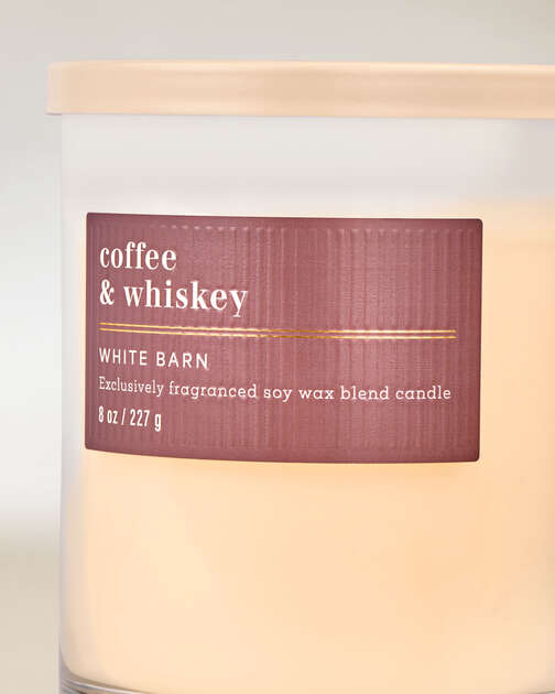 Coffee & Whiskey Single Wick Candle