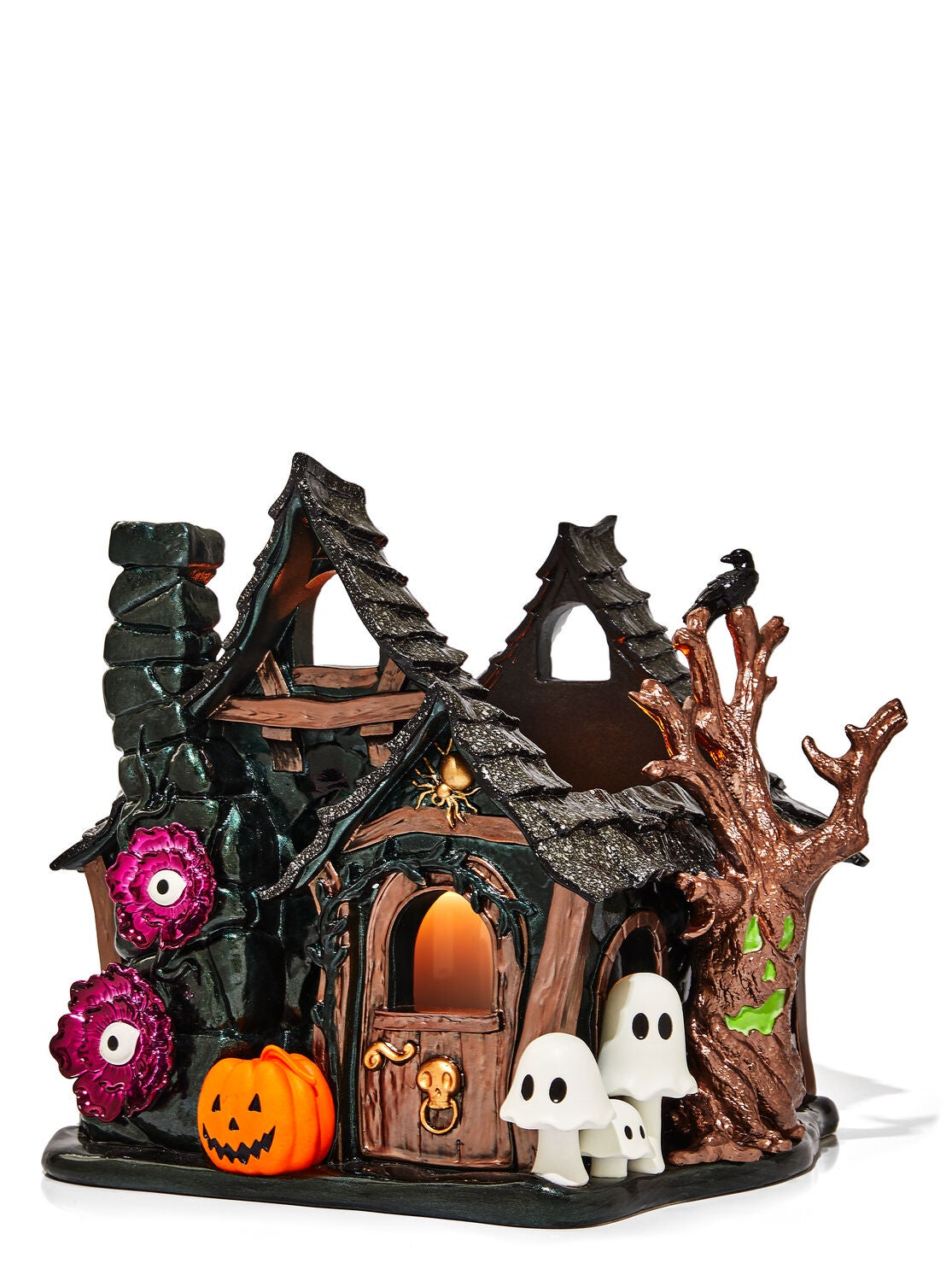 Slatkin Bath Body Works Halloween Mansion Haunted House 3 Wick Candle
