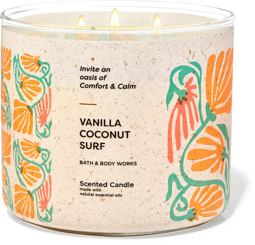 Vanilla Coconut Surf 3-Wick Candle