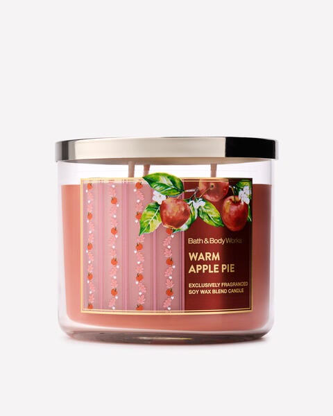Warm Apple Pie 3-Wick Candle