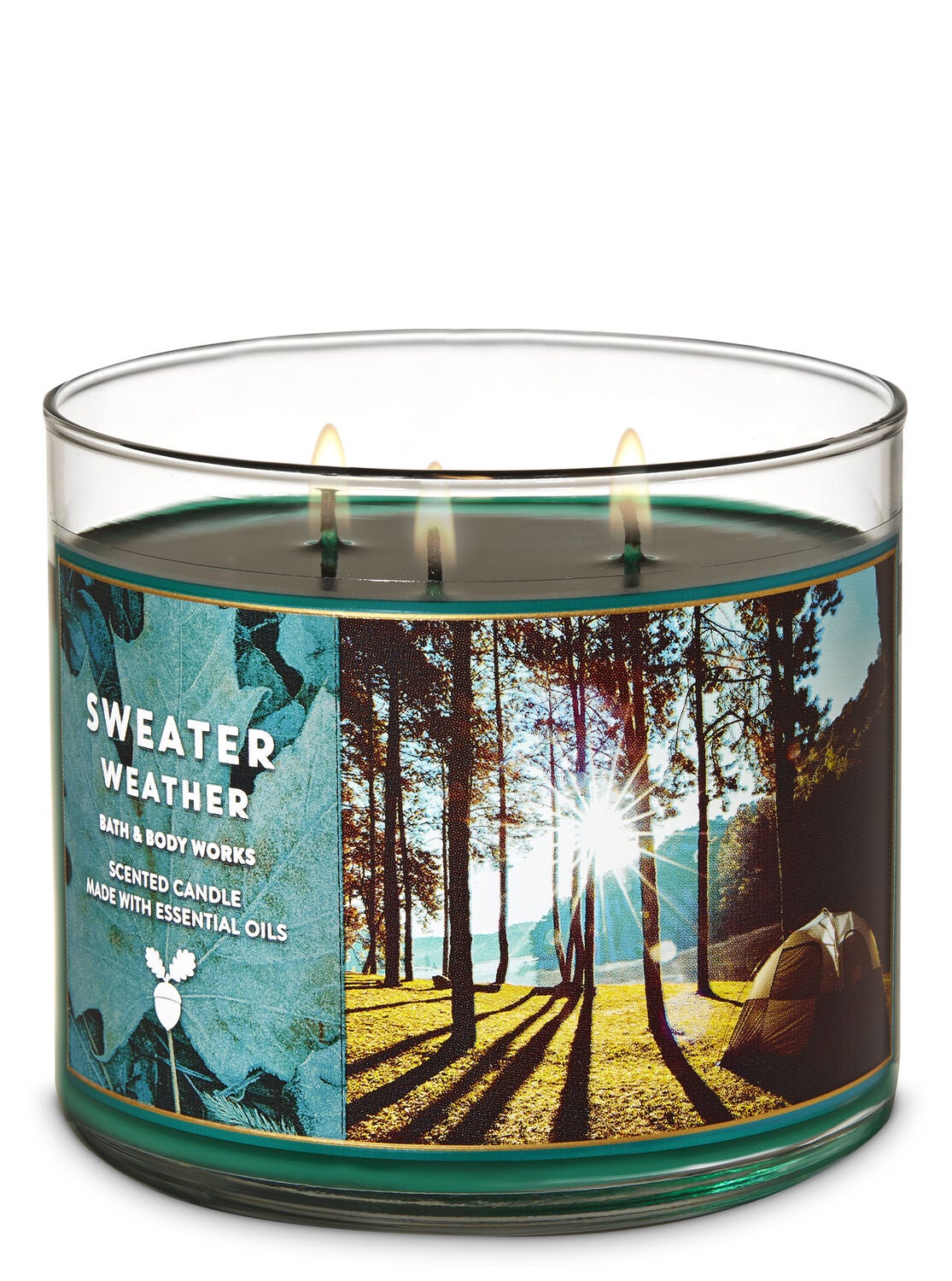 Sweater Weather 3-Wick Candle - Bath And Body Works