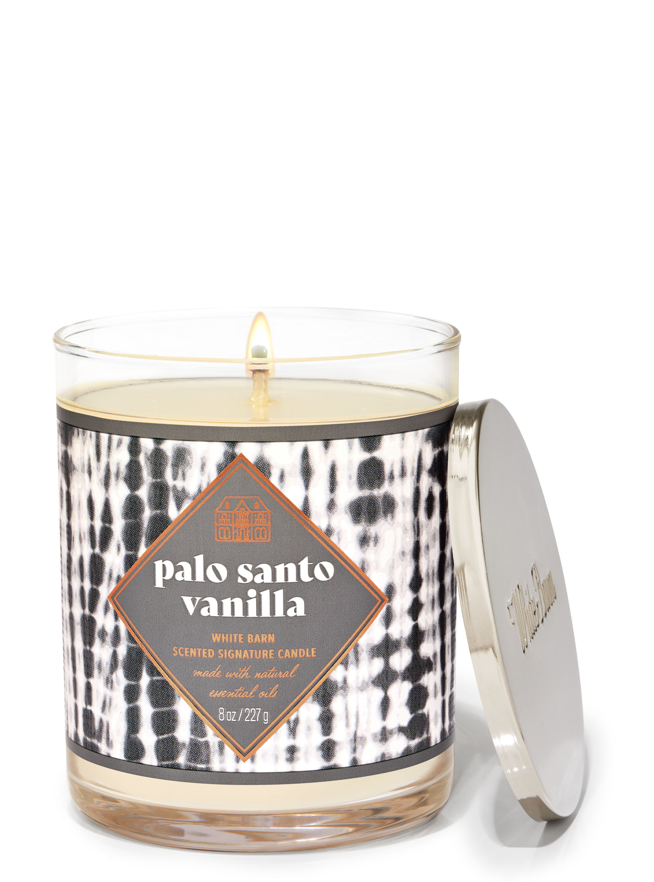 Palo Santo Vanilla Single Wick Candle