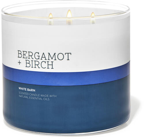 Bergamot &amp; Birch 3-Wick Candle