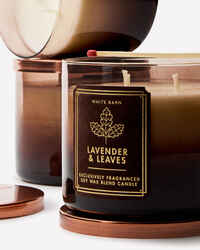Lavender & Leaves 3-Wick Candle