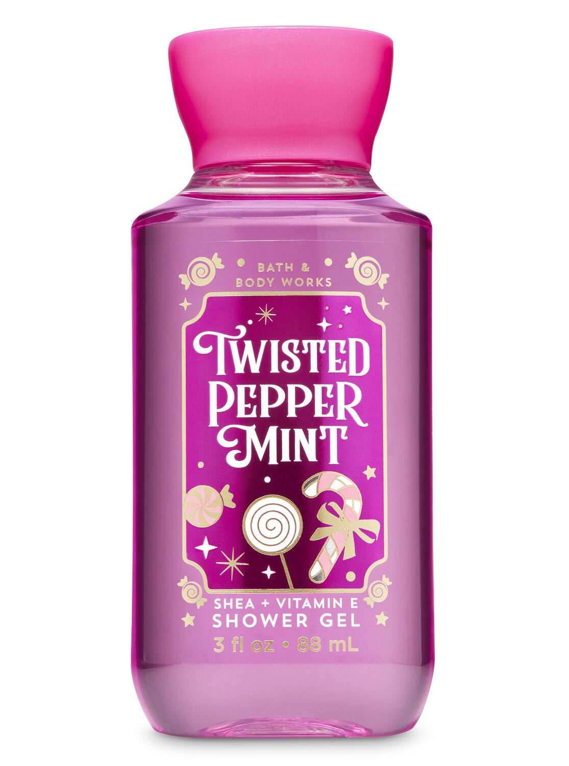 Twisted Peppermint Travel Size Shower Gel - Bath And Body Works