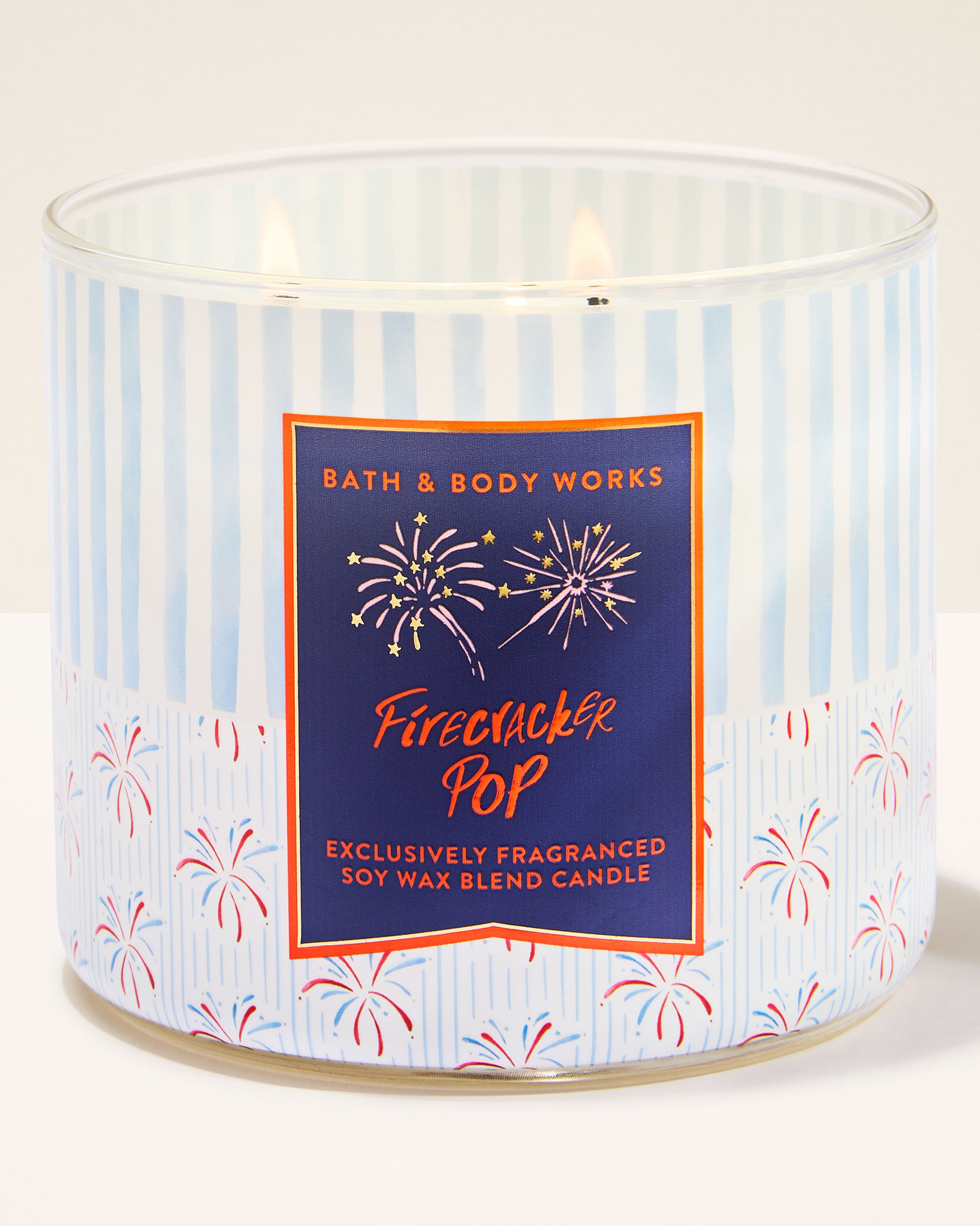 Firecracker Pop 3-Wick Candle | Bath & Body Works