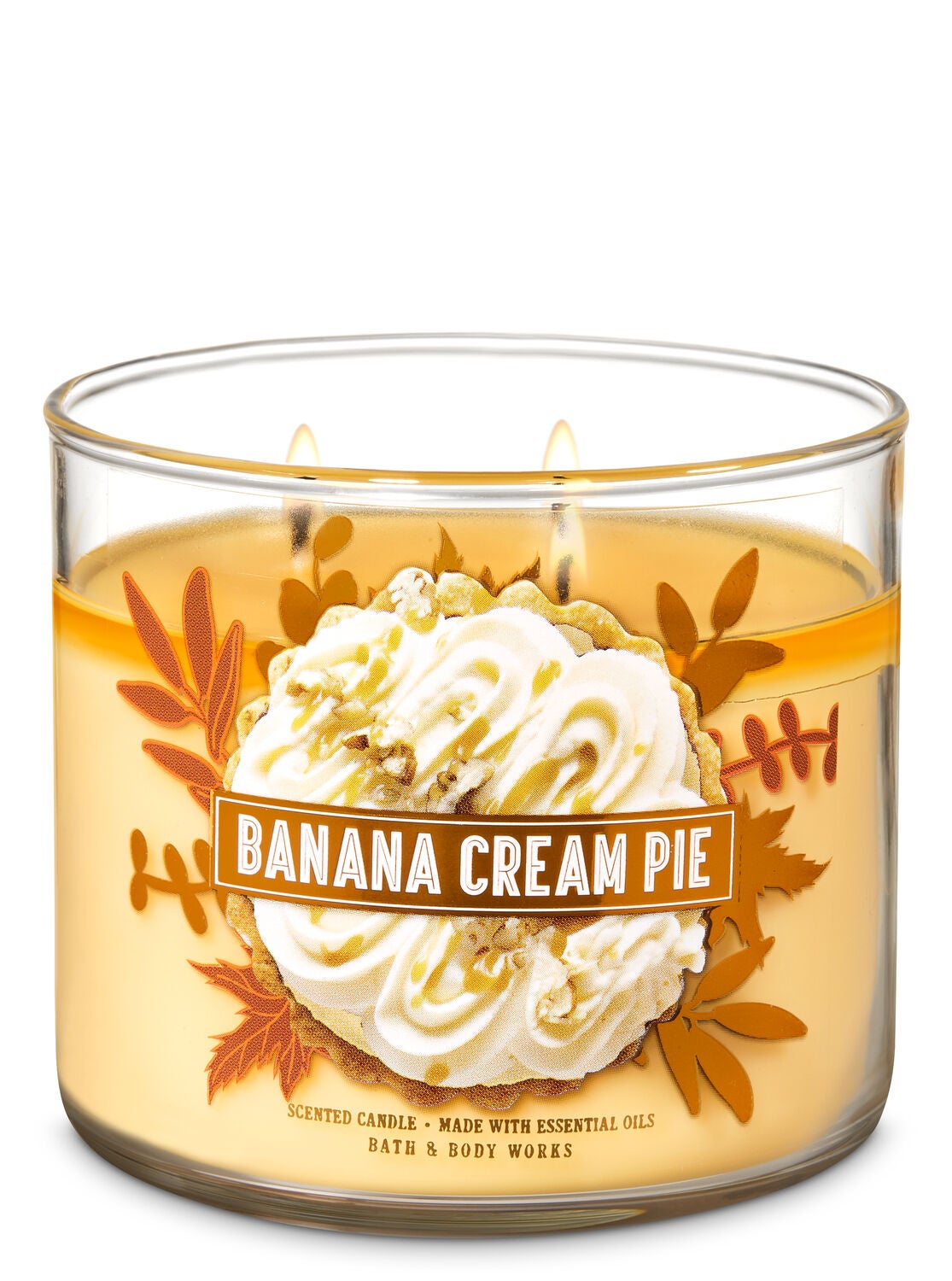 Banana Cream Pie 3-Wick Candle - Bath And Body Works