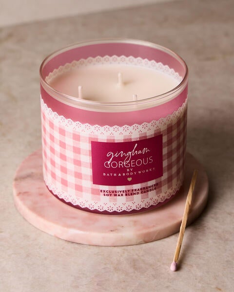 Gingham Gorgeous 3-Wick Candle