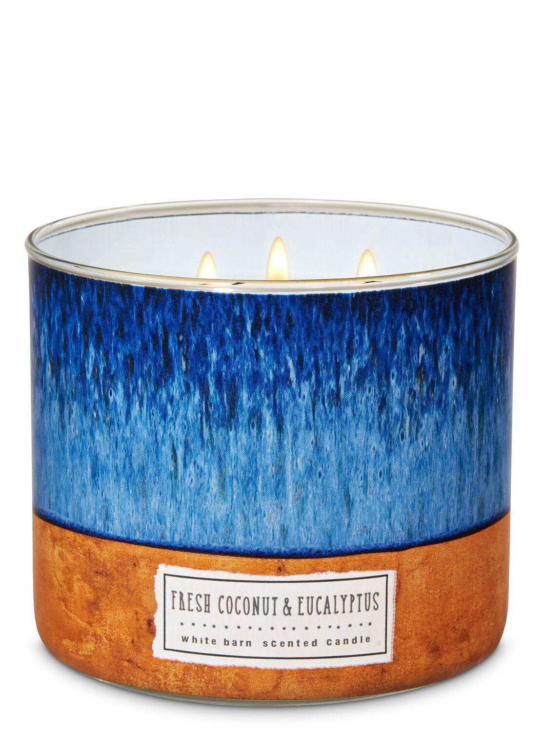 White Barn Fresh Coconut & Eucalyptus 3-Wick Candle - Bath And Body Works