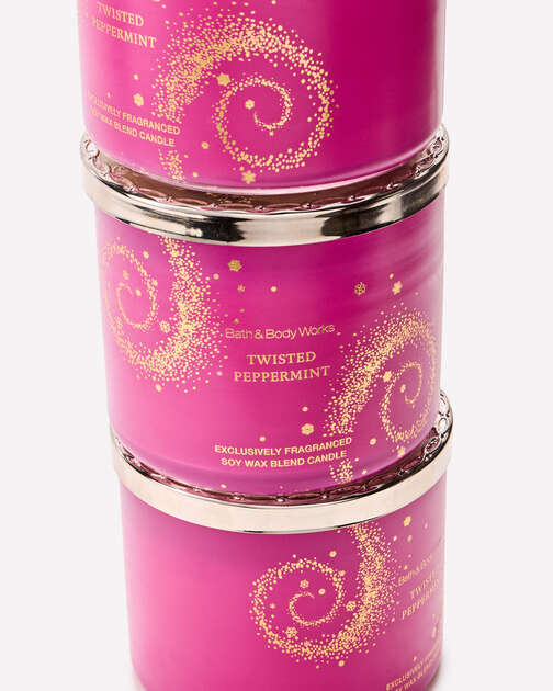 Twisted Peppermint 3-Wick Candle