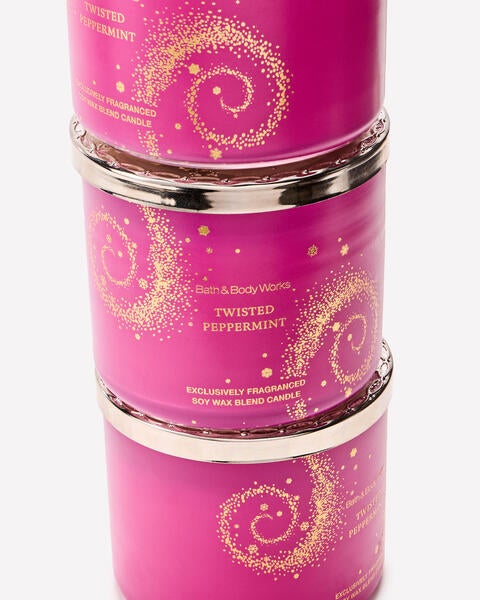 Twisted Peppermint 3-Wick Candle