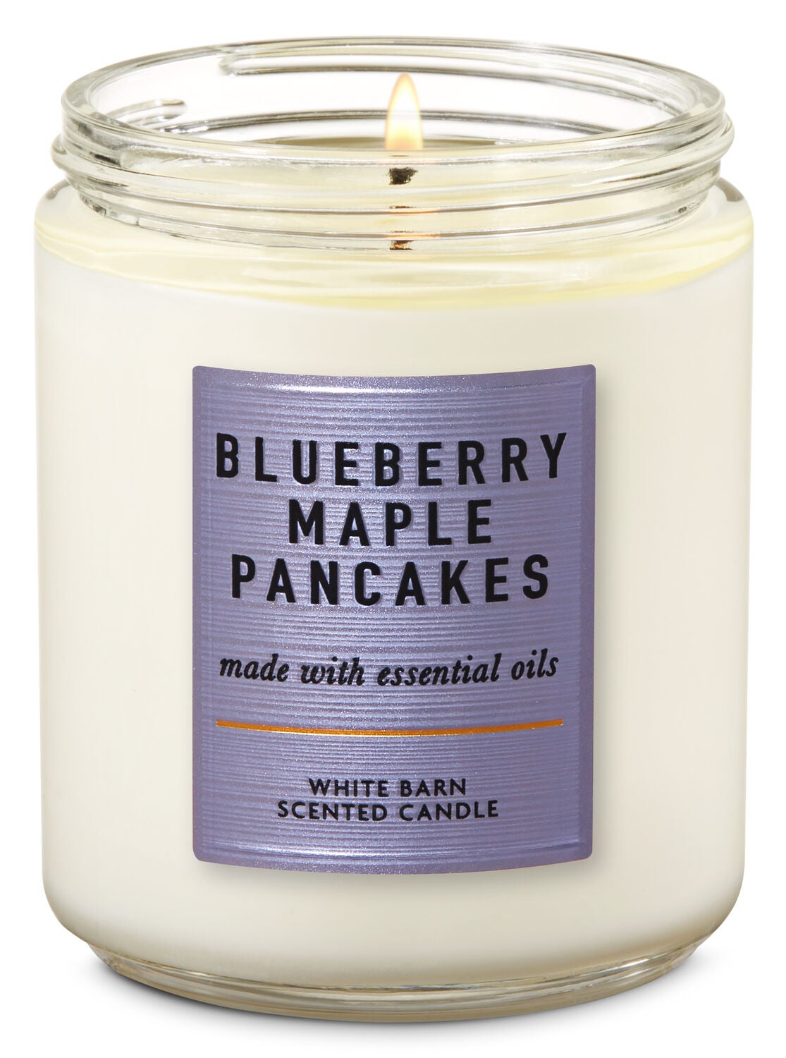 Blueberry Maple Pancakes Single Wick Candle - Bath And Body Works