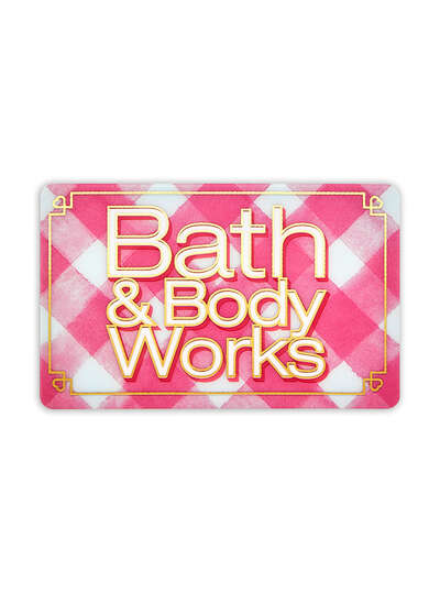 Pink & White Gingham Gift Card