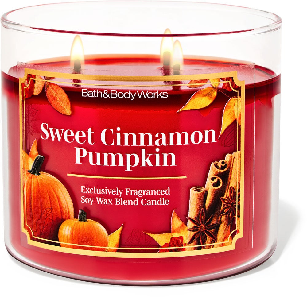 Sweet Cinnamon Pumpkin 3-Wick Candle