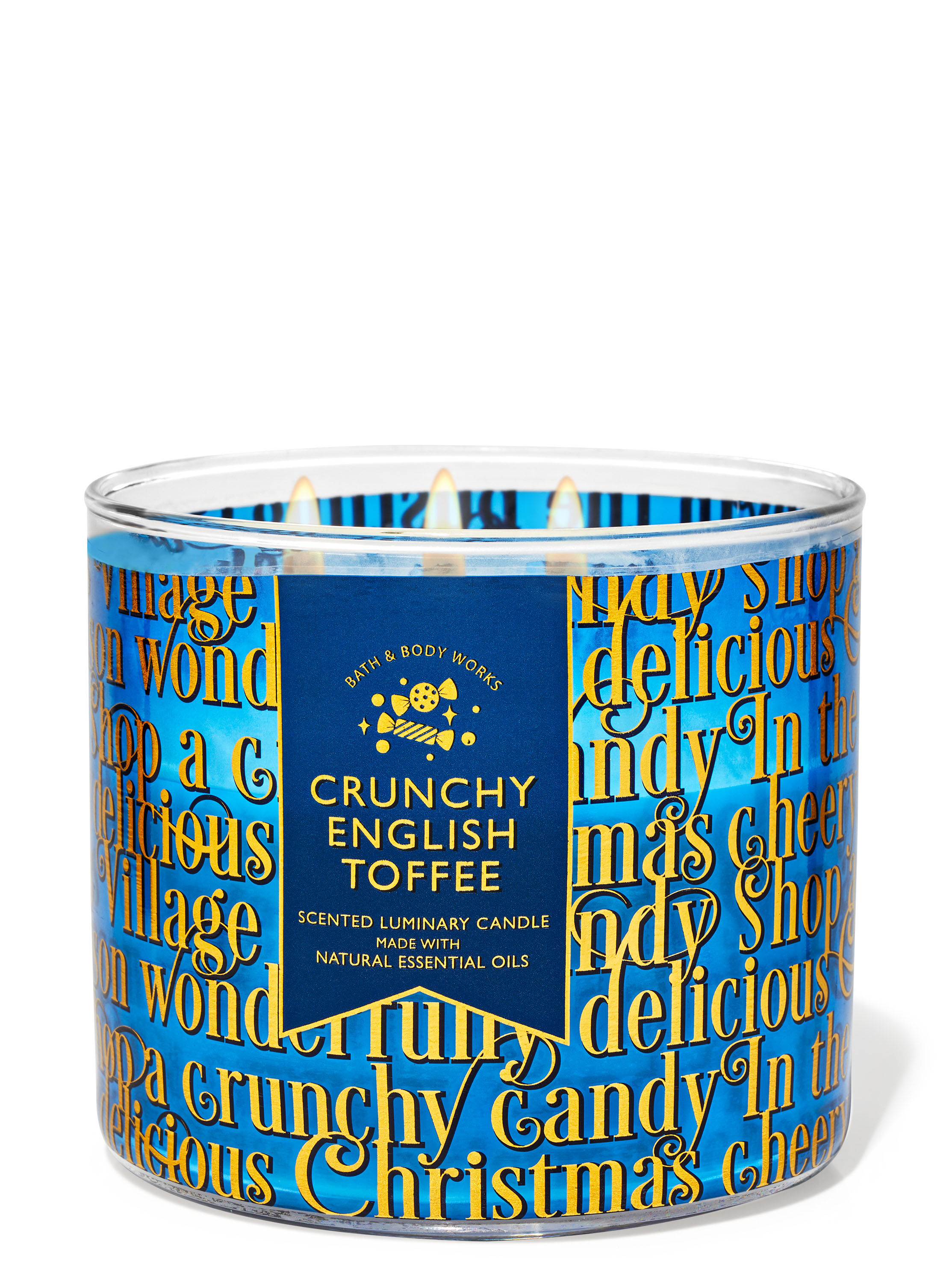 Crunchy English Toffee 3-Wick Candle | Bath & Body Works