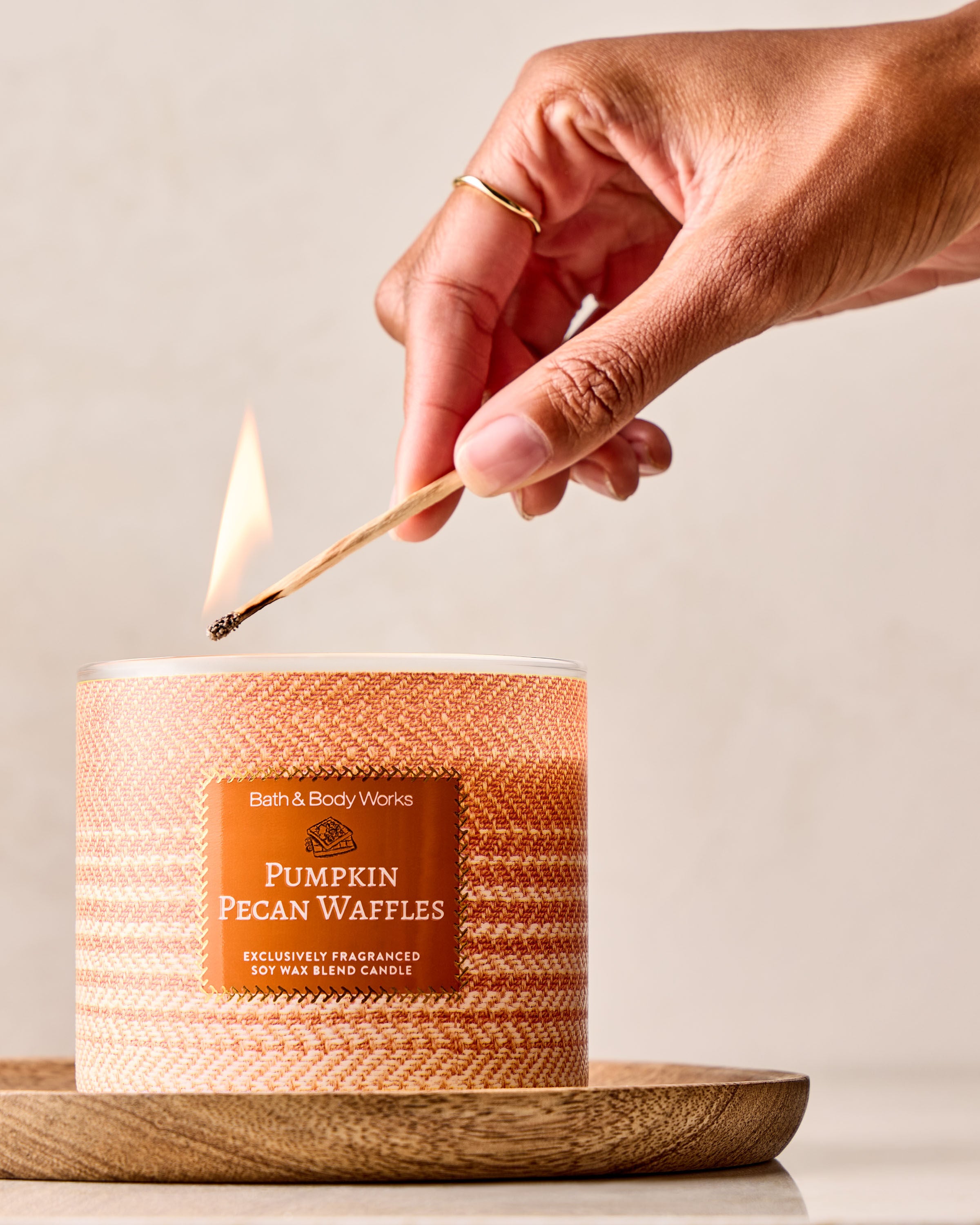 Pumpkin Pecan Waffles 3-Wick Candle | Bath & Body Works