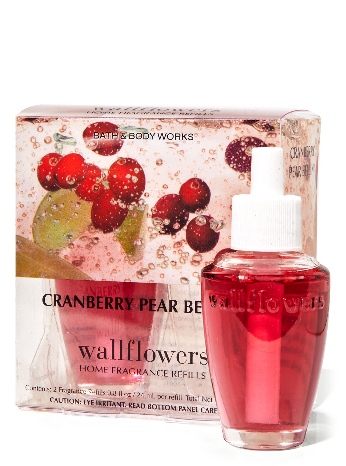 Cranberry Pear Bellini Wallflowers Refills, 2-Pack - Bath And Body Works