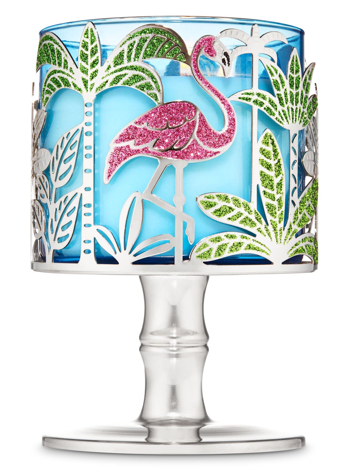 Tropical Flamingo 3-Wick Candle Holder - Bath And Body Works