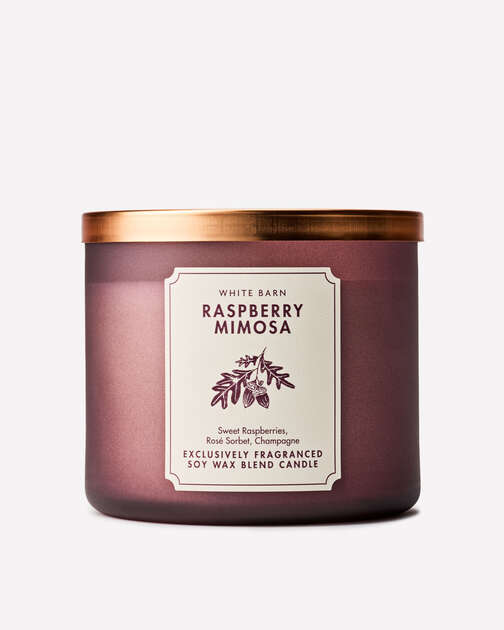 Raspberry Mimosa 3-Wick Candle