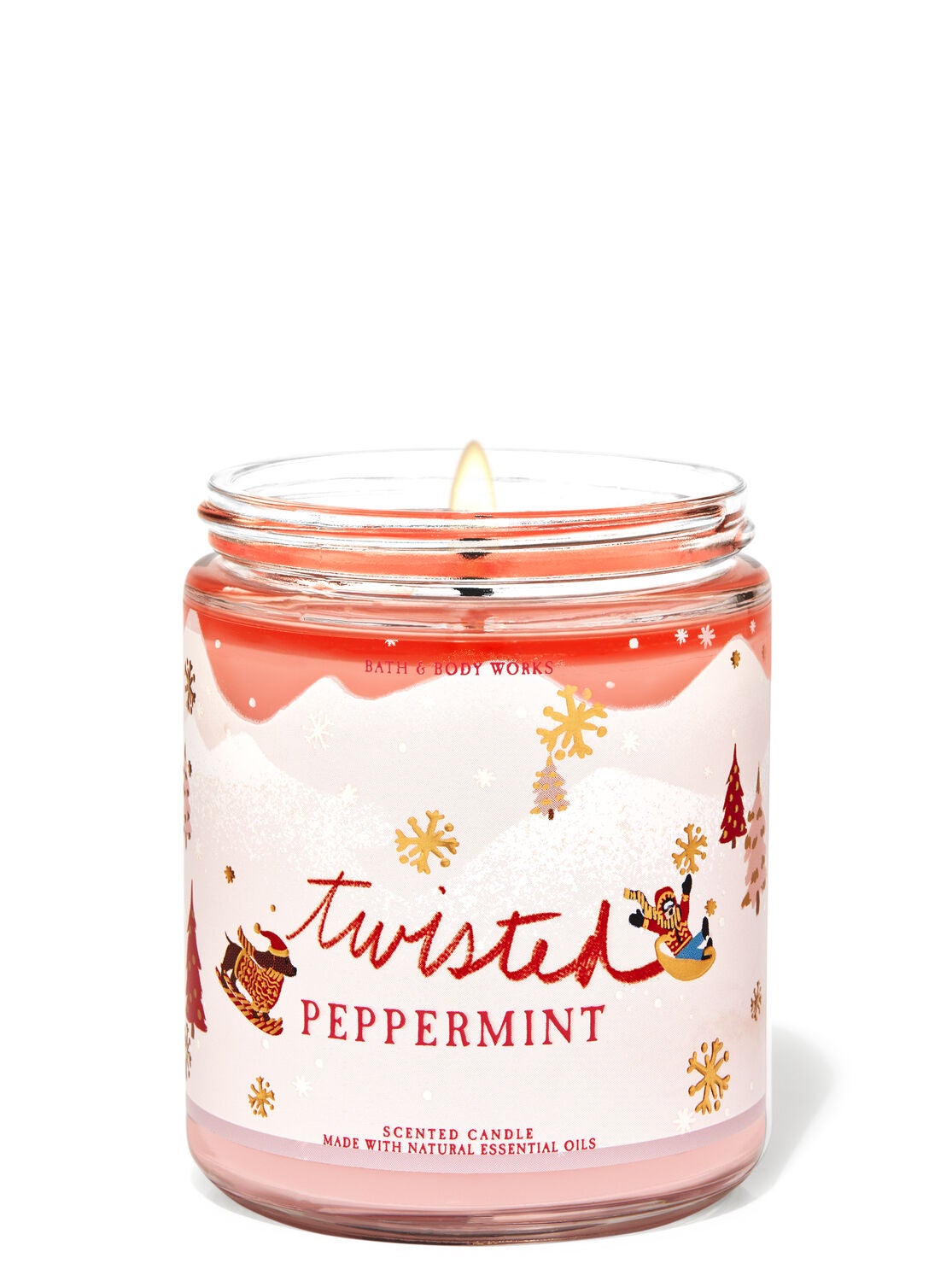 Twisted Peppermint Single Wick Candle