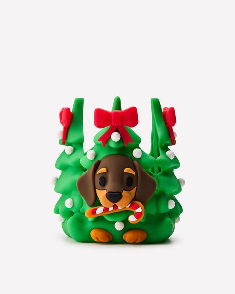 Light-Up Festive Dog Soap Holder