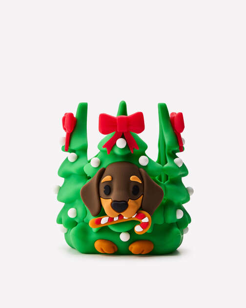 Light-Up Festive Dog Soap Holder