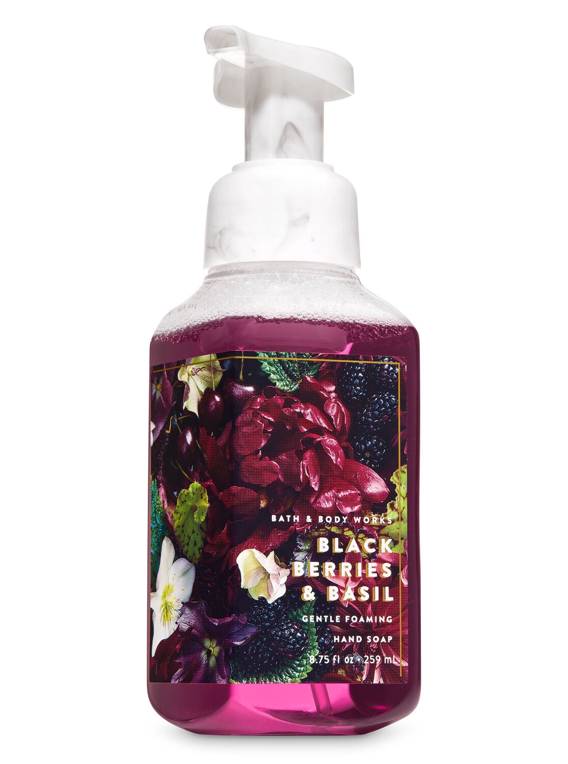 Blackberries & Basil Gentle Foaming Hand Soap - Bath And Body Works