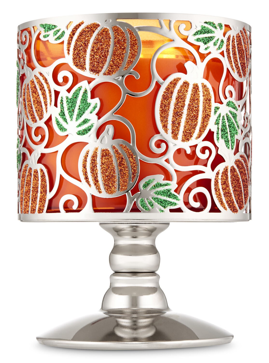 Sparkly Pumpkins 3-Wick Candle Holder - Bath And Body Works