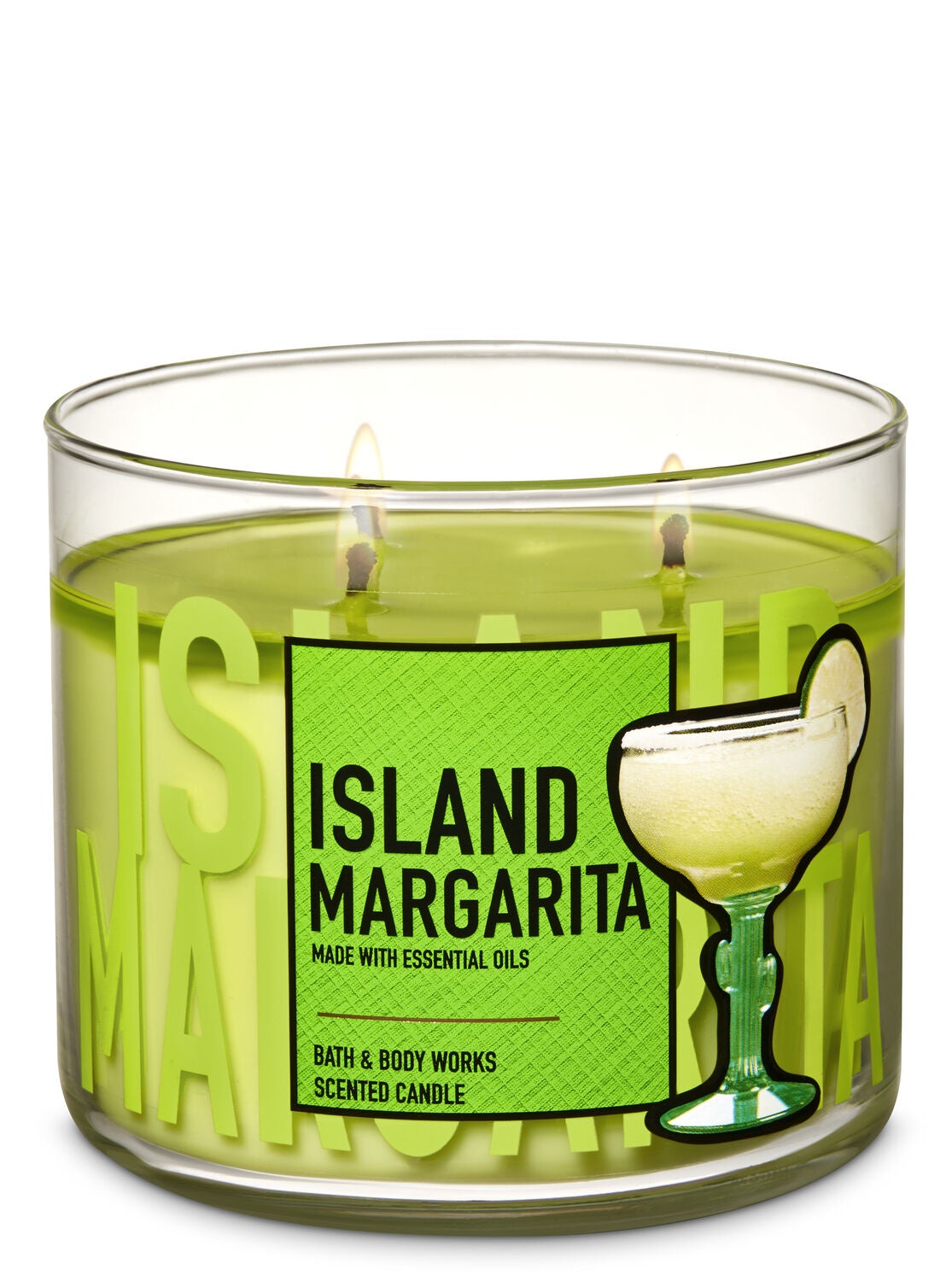 Island Margarita 3-Wick Candle - Bath And Body Works
