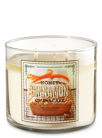 HONEY CINNAMON CRUMB CAKE 3-Wick Candle