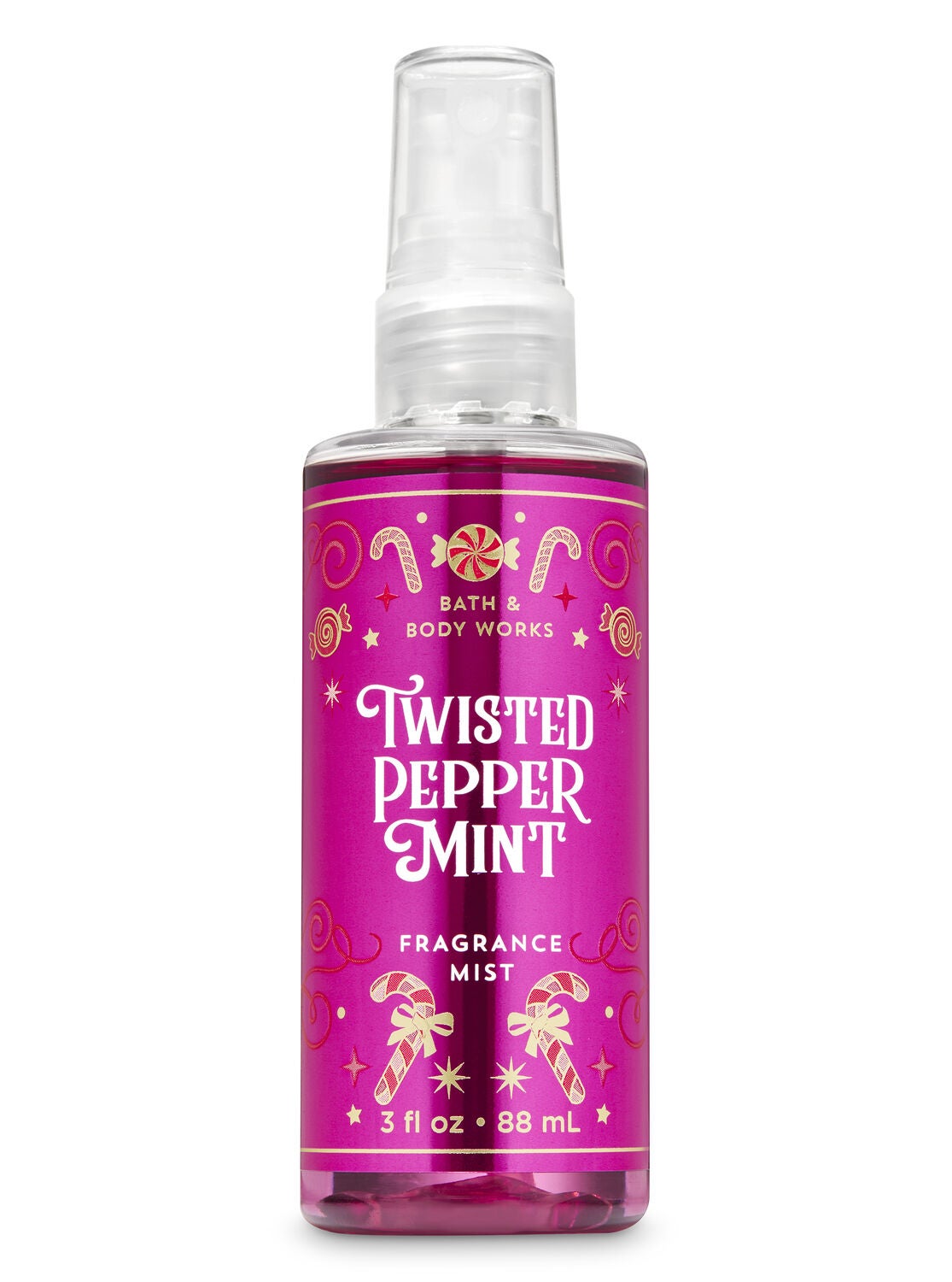Twisted Peppermint Travel Size Fine Fragrance Mist - Bath And Body Works