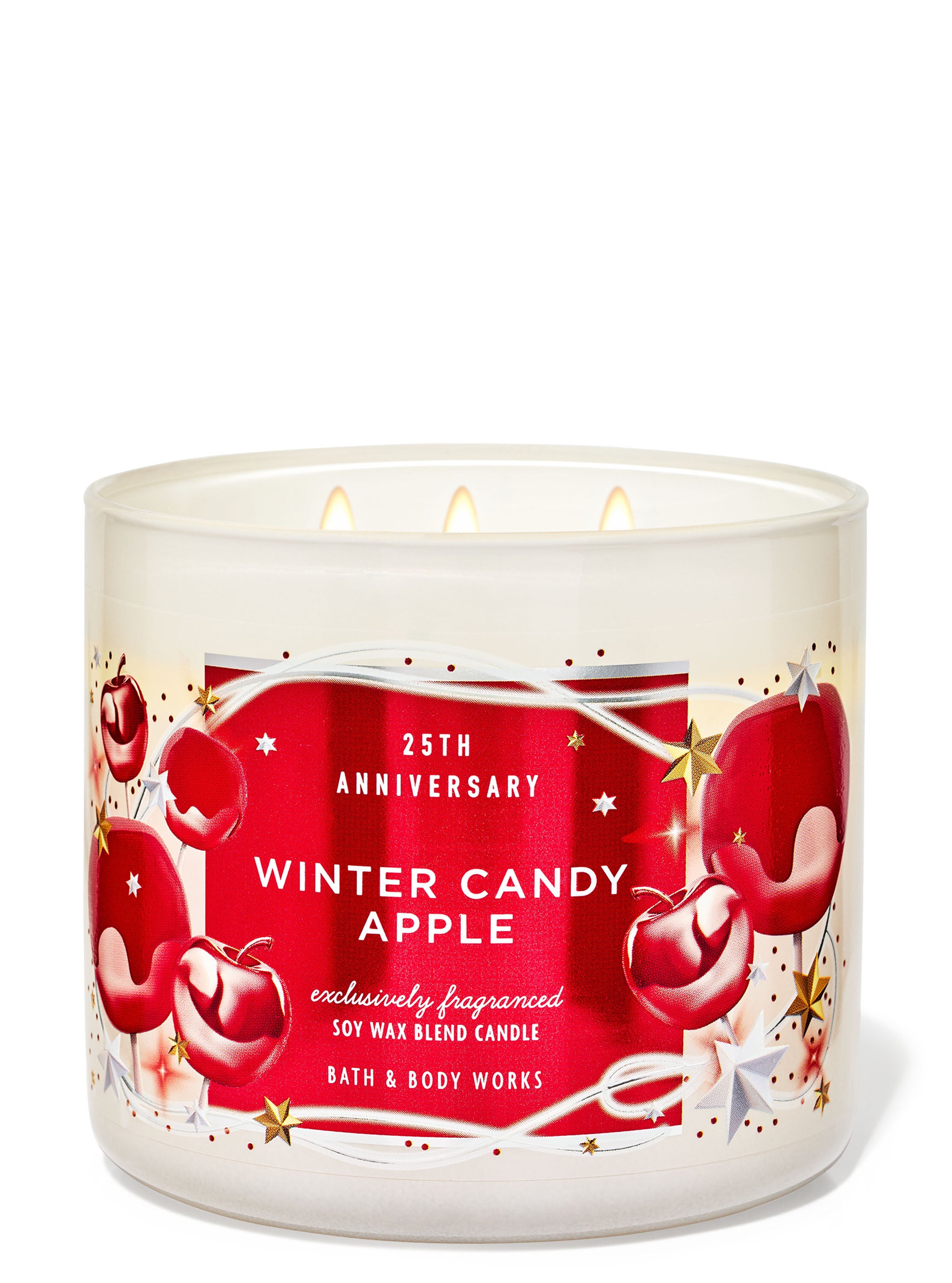 商品画像：4 WINTER CANDY APPLE & PERFECT CHRISTMAS Candles 14.5oz 3 3
