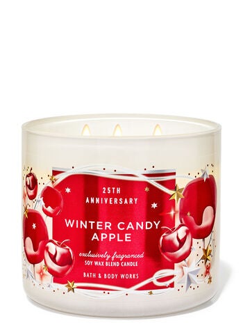 Winter Candy Apple 3-Wick Candle  | Bath & Body Works