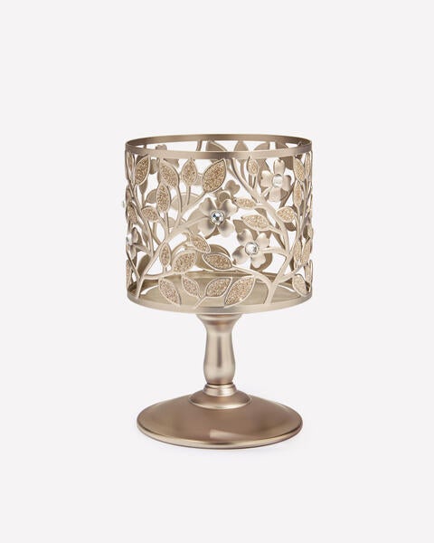 Dogwood Pedestal 3-Wick Candle Holder