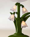 Snowdrop Dream Light-Up Pedestal 3-Wick Candle Holder