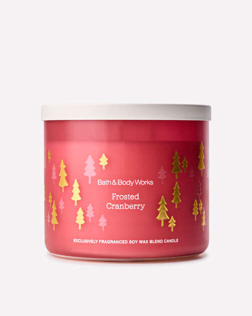 Frosted Cranberry 3-Wick Candle