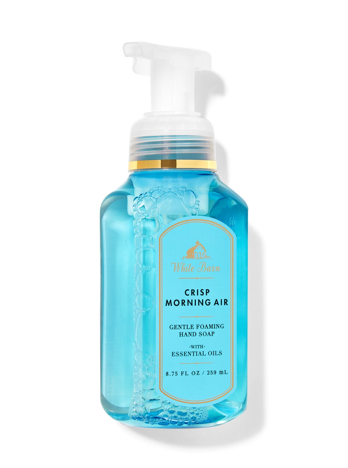 Crisp Morning Air Gentle Foaming Hand Soap White Barn Bath Body Works