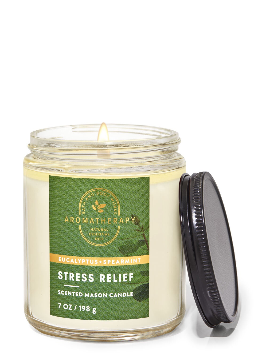 Eucalyptus Spearmint Mason Single Wick Candle