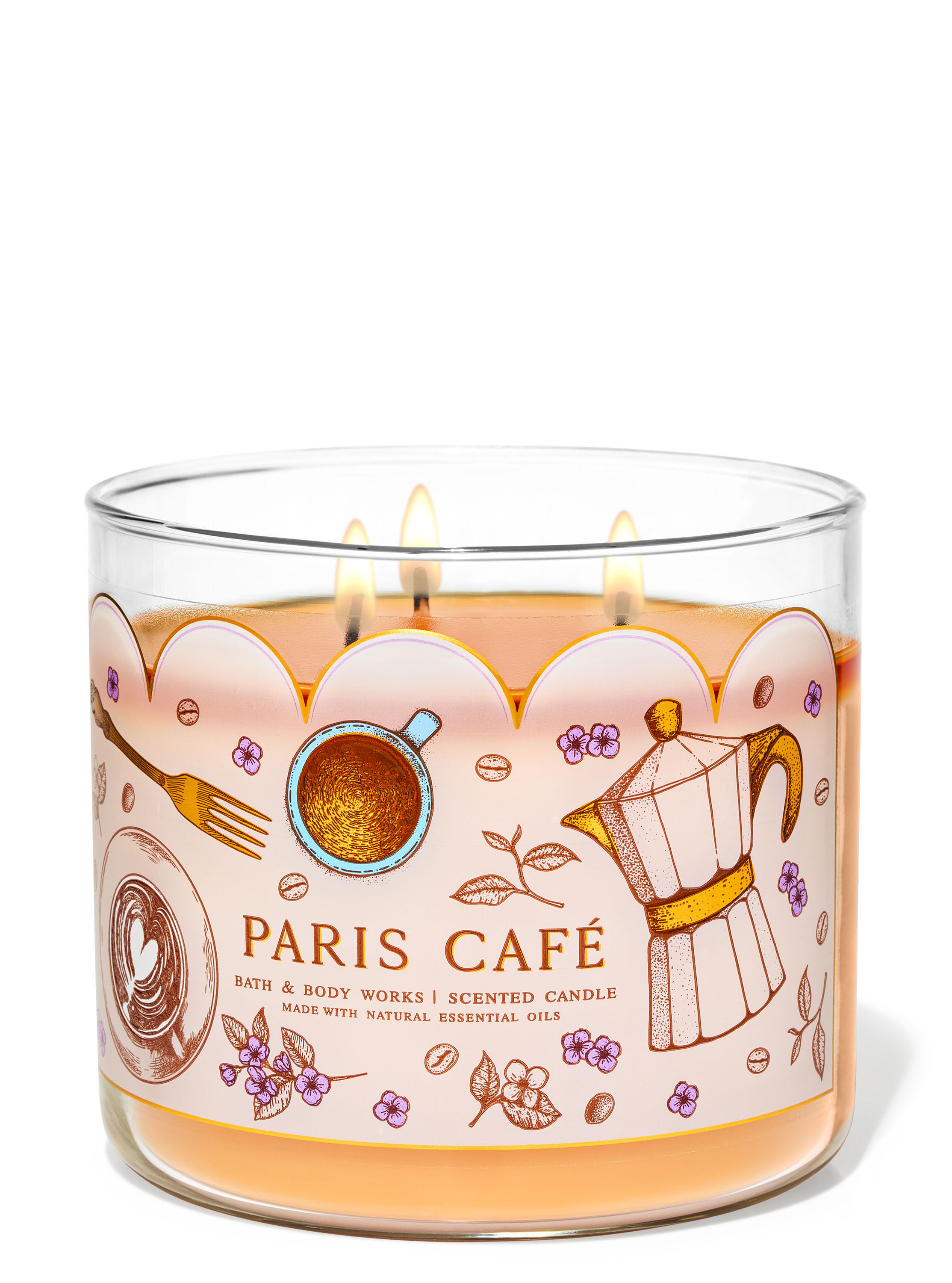 Paris Café 3-Wick Candle