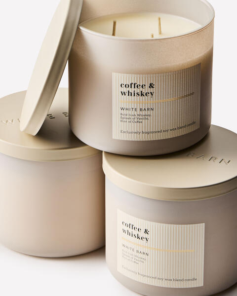 Coffee & Whiskey 3-Wick Candle