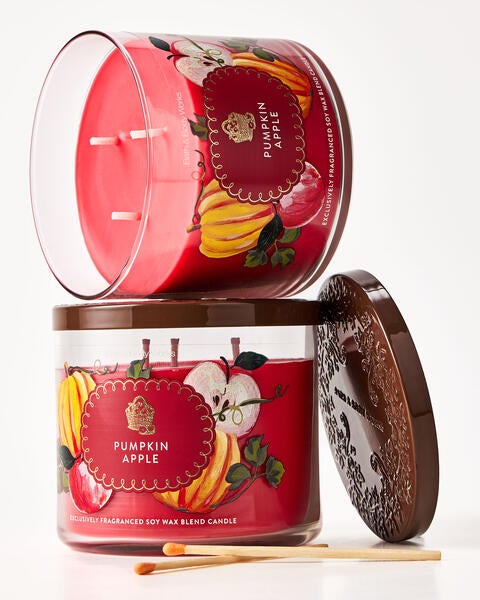 Pumpkin Apple 3-Wick Candle