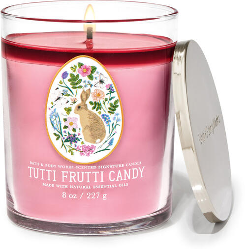 Tutti Frutti Candy Signature Single Wick Candle